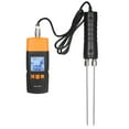 thumbnail image 1 of Kkmoon 3-In-1 Digital Wood Moisture Meter Firewood Water Content Analyzer Ambient Temperature+Humidity+Wood Moisture Tester With Extra Long Probe For Woodworking Lumber Timber, 1 of 7
