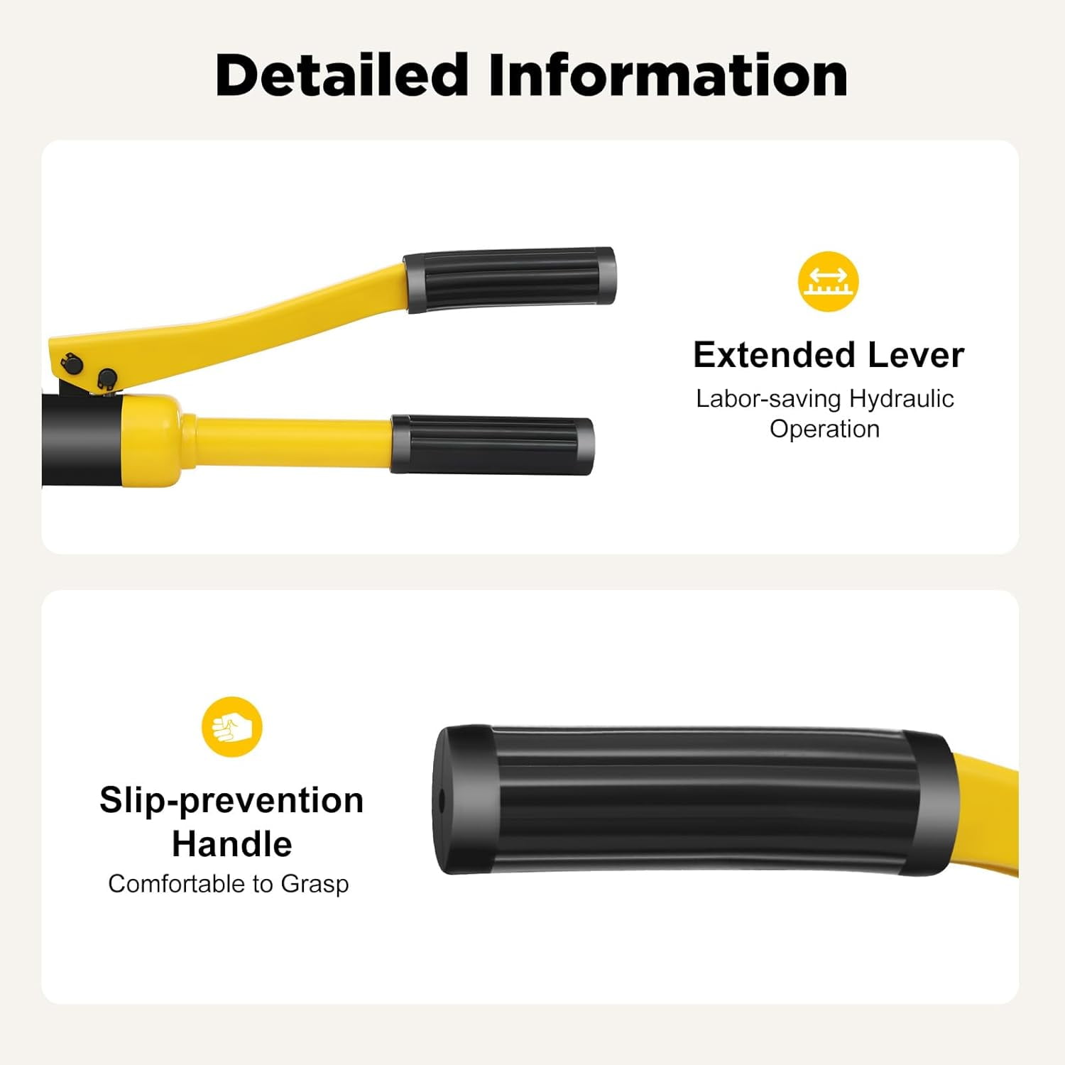 Handheld Hydraulic Rebar Cutter, 0.16-0.63 inch Concrete Construction Tool 8 Ton Hydraulic Rebar Cutter Manual Cutting Pliers with Portable box Handheld Cutting Tool for Frames Furniture