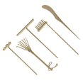 thumbnail image 3 of MasteelfCA 5PCS Sand Smoothing Rake Micro Landscape Decoration Smoothing Hand Tools, 3 of 8