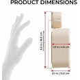 thumbnail image 2 of FRKSMD-Soap Dish Suction Cup - Covered Bar Soap Holder for Shower Wall, Waterproof Flip Top Lid Box with Draining Tray - Beige ABS, 2 of 3