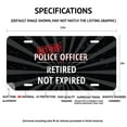 thumbnail image 2 of Retired Gamer Aluminum License Plate| Retired Not Expired License Plate 12" X 6" Fits Any Car Truck SUV RV or Trailer | Made in The USA, 2 of 3