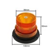 thumbnail image 2 of Luz estroboscópica LED, luces estroboscópicas intermitentes de seguridad de color ámbar hormiga con magnético para la mayoría de los vehículos, camiones, automóviles, advertencia, precaución, 2 of 5