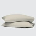 thumbnail image 3 of 100% Cotton Egyptian Standard Pillowcases, 1000 Thread Count Soft, Silky & Breathable 2-Piece Set Ivory by Aireolux, 3 of 9