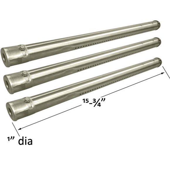 Replacement Grill Burner For Blue Ember, Broil King, Brinkmann & Fiesta FG50069LP, FG50069NG, FG500057-103, FG50057-703NG, FG50069, FG50069-U401, Gas Models-3PK