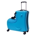 thumbnail image 2 of Anqidi 24 Inch Kids Ride On Suitcase Portable Universal Wheels Trolley Luggage Case Horse Shape Children Travel Suitcase with Combination Lock Blue, 2 of 12