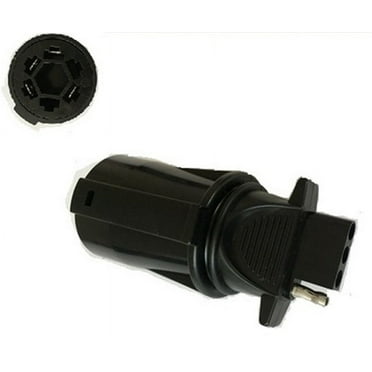 4 to 7 Pin Blade Towing Hitch Plug Adapter Connector for Car RV Trailer Camper