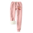 thumbnail image 3 of Aloohaidyvio Pants Stretch,Women Keep Warm Long Pants Casual Printed High Waist Full Length Pants Leggings, 3 of 4