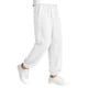 thumbnail image 4 of Niños pantalones niñas Color sólido suelto de ajuste casual deportivo cónico con bolsillos laterales cintura Niños niñas vestido pantalones, 4 of 6