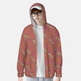 thumbnail image 3 of Pofeuu Leopard Print Print Sun Protection Outdoor Lightweight Full Zip UV Cooling Hoodie Long Sleeve Summer Clothing for Outdoor Hiking-X-Large, 3 of 5