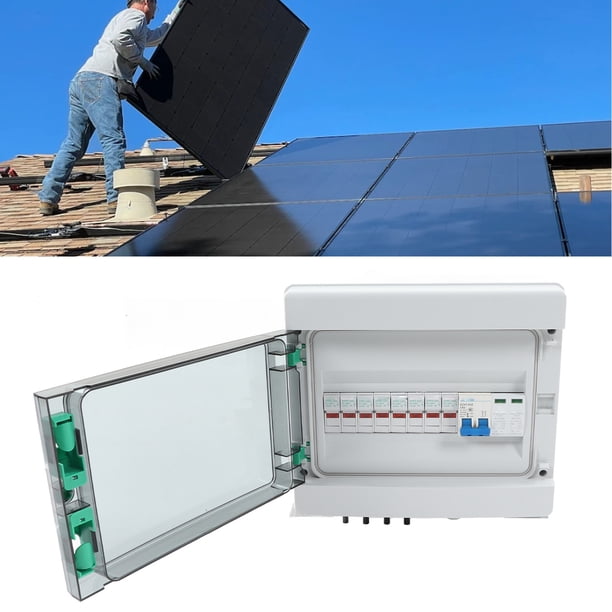 Caja Combinadora Fotovoltaica De 4 Cuerdas, Protección Contra Sobrecarga De La Caja Combinadora Solar DC1000V Retardante De Llama Para De Almacenamiento De Energía