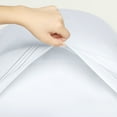 thumbnail image 2 of Unique Bargains Satin Pillow Cases Set of 2 Cooling Pillow Covers Standard White, 2 of 7