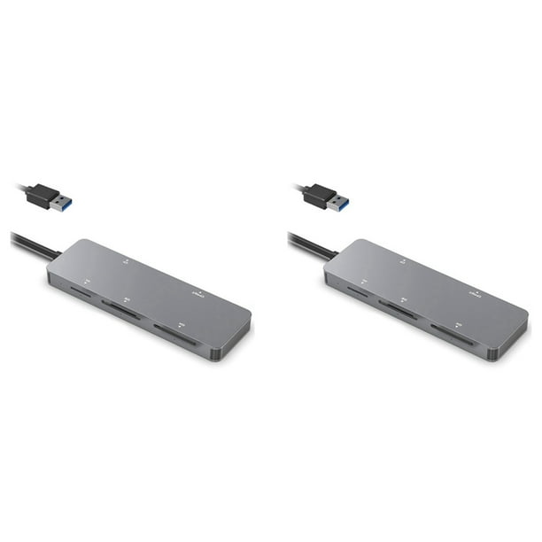 2X Lector de Tarjetas MultifuncióN USB 3.0 CFast//XD/SD/TF Lector de Tarjetas 5 en 1 Lector de Tarjetas USB 5 Gbps para PC Accesorios para PortáTiles