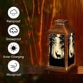 thumbnail image 3 of Hanging Solar Lantern Deer antlers posing forest silhouettes trees LED Lanterns Outdoor Waterproof Garden Decor Lights Gifts for Women, 3 of 8