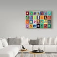 thumbnail image 3 of Trademark Fine Art 'Object ABC' Canvas Art by Ali Lynne, 3 of 3