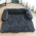 thumbnail image 2 of Square Dog Bed Fluffy Plush Dog Mat For Furniture Protector With Removable Washable Cover For Large Medium Small Dogs And Cats, 2 of 2