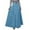 Light Blue, variant on Letdown Women Vintage Denim Maxi Skirt Long Flowy Skirts A-line High-Waisted Denim Maxi Skirt with 4 Button Placket Jean Skirt for Women