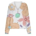 thumbnail image 5 of LOVZFMLL Cardigan pour Femmes Cardigan Décontracté à Boutons Veste Manteau de Mode Imprimée, 5 of 5