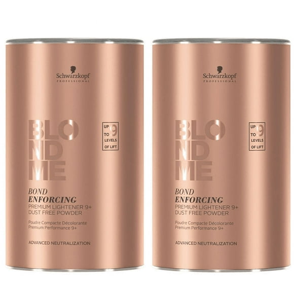 Schwarzkopf BlondMe Color Powder Bleach Premium Lift 9+ 15.8 Ounce (Pack Of 2)