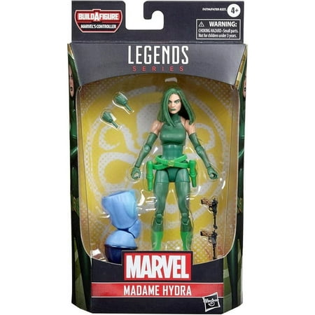 Marvel Legends Series 6-inch Madame Hydra Comics Action Figure 6-inch Collectible Toy, 4 Accessories, 1 Build-A-Figure Part.