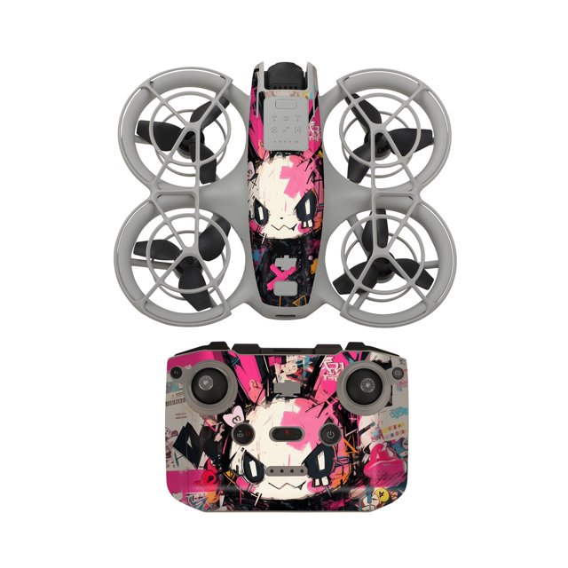 Lefu Ensemble d'Autocollants Sunnylife pour DJI NEO Autocollant PCV Peau Cool Drone Télécommandé Protection