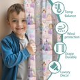 thumbnail image 3 of Blackout Kids Curtains,Fantasy Princess Castle Pattern Childrens Insulated Curtains Set Of 2,Bedroom Essentials,Toddler Room Decor 52"x84", 3 of 5