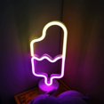thumbnail image 4 of Popsicle LED Night Light with Base - Battery Operated or USB Neon Lights - Light Decoration for Christmas, Birthday Party, Living Room, Bedroom, Kids Table, 4 of 5