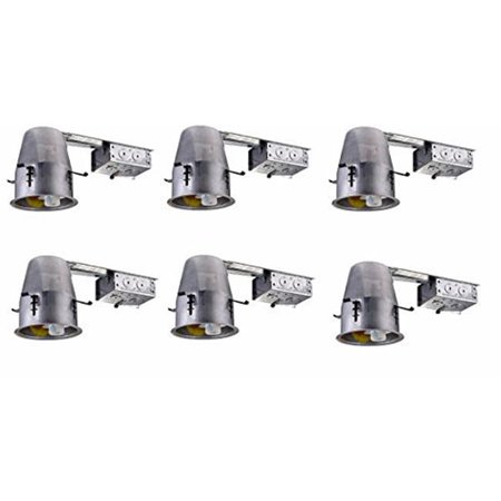 

Elitco Lighting ICAT4R-GU10LED-6PK 4 in. 8W Icat Remodel Housing - Pack of 6