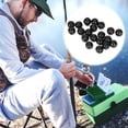 thumbnail image 5 of Carp Fishing Beads 50pcs/lot Round Soft Rubber Black Green Brown Grey Carp Fishing Rig Beads 6mm/8mm, 5 of 6