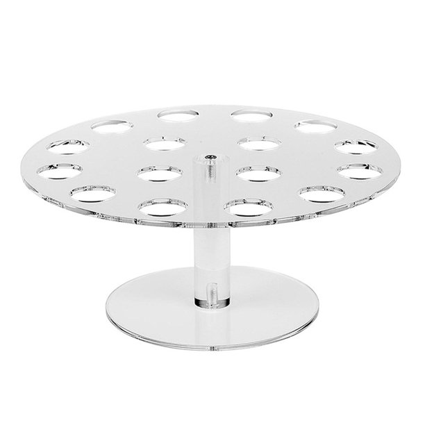 Puesto De Helados Soporte transparente para helados de 16 agujeros, soporte para tartas, exhibición de comida para Buffet de bodas Ehuebsd Libre de BPA