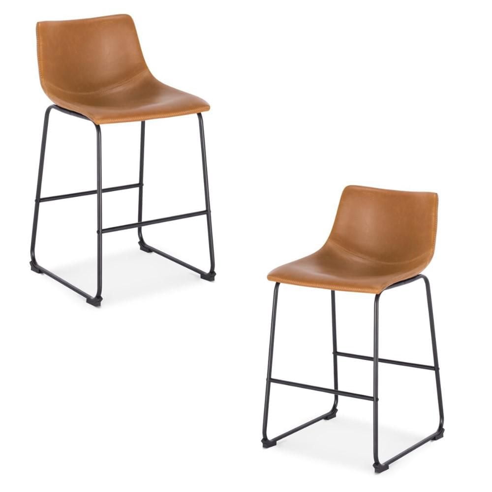 LANDON STOOL in Tan SET OF 2