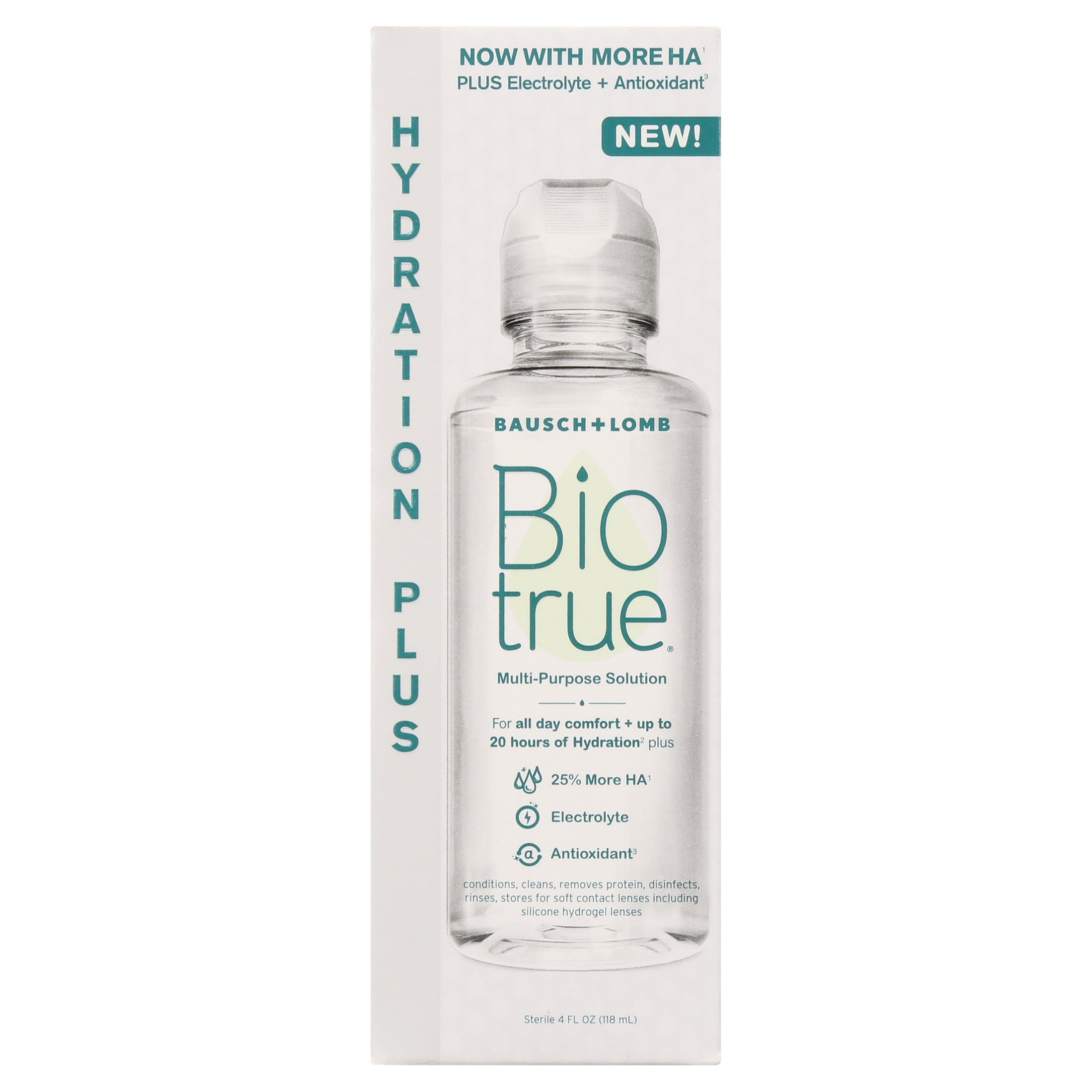 Buy Biotrue Hydration Plus MultiPurpose Contact Lens Solution, 4oz