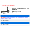 thumbnail image 2 of Idler Arm - Compatible with 1977 - 1993 Dodge D150 1978 1979 1980 1981 1982 1983 1984 1985 1986 1987 1988 1989 1990 1991 1992, 2 of 2