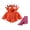 Orange, variant on RUINIXCW Baby Monster Costume with Striped Stockings Set Infant Fleece Hooded Romper