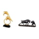 thumbnail image 5 of Figura de delfín,Colección de adornos de escritorio con figuras de delfines,Estatua de escritorio,Figura decorativa de pelea de toros y osos,Colecciones de esculturas de toros,artesanía de, 5 of 8