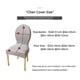 thumbnail image 4 of Ounissouiy Funda para silla suave y cómoda, elegante para silla de comedor 80, fundas de excelente mano de obra para taburete Decoración del hogar Vino rojo, 4 of 6