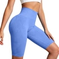 thumbnail image 4 of Kingdiese Womens Seamless Yoga Shorts Control High Waist Fitness Shorts Lifting Workout Bottoms Yoga Shorts Women Long, Size XXXXL, 4 of 8