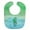 Green, Blue, variant on Cactus Teal and Green Watercolor Baby Bib
