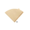thumbnail image 3 of Kieccall Pour Over Coffee Filters Fan Shaped Drip Filter Papers For Home Office Coffee Bar Fresh Brewing, 3 of 6