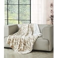 thumbnail image 2 of Regal Comfort Faux Fur Sherpa Throw Blanket - 50"x70" - Soft & Plush, Warm & Fuzzy Oversized Twin Velvet Fleece Blanket for all Seasons - Whitetail Wave, 2 of 6