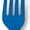 Blue, Royal Blue, variant on Plastic Forks, Royal Blue, 18ct