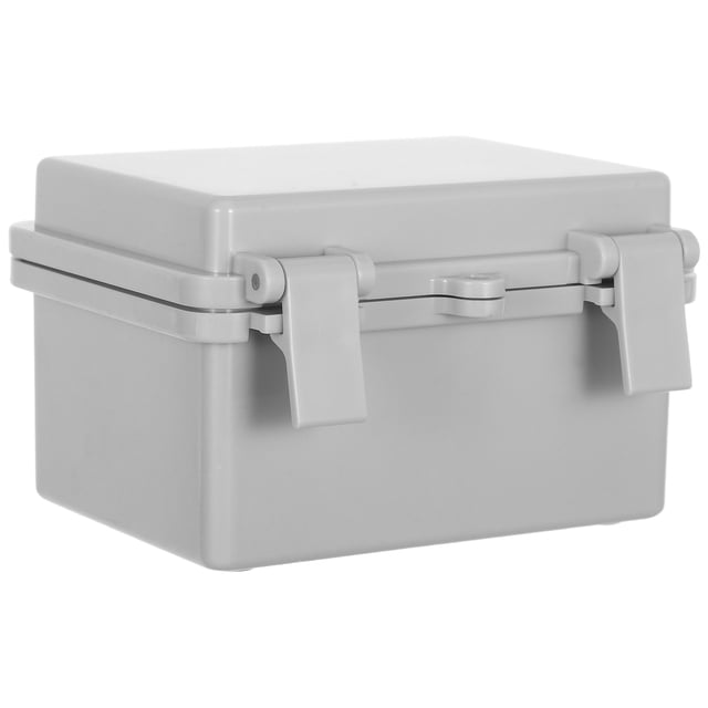 QUMIIRITY Outdoor Electronic Enclosure 1 Set Grey Plastic With Quick Access And Sealing Performance