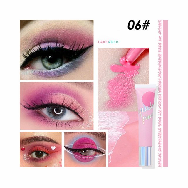 SIfdSeng Makeup Long Lasting Eyeshadow Concealer 6 Colors Eyeshadow Base Eyeshadow Concealer Eye Shadow Eye Concealer Is Not Easy To Eye Shadow Before Making up 15Ml