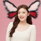 thumbnail image 3 of KAKOWELY Diadema de mariposa para niñas: adorables accesorios de cosplay de animales - Tocados de fiesta para Halloween, carnaval y fiestas de té, 3 of 4