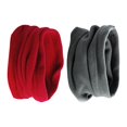thumbnail image 1 of Calentador de Cuello para Mujer Sunnimix 2 uds Bufanda de Redecilla para Calentar el Cuello Rojo Gris Oscuro, 1 of 8