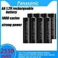 thumbnail image 1 of 100% Panasonic Eneloop batería Original Pro AA 2550mAh 1,2 V NI-MH cámara linterna juguete baterías recargables precargadas Tan Jianjun unisex, 1 of 2