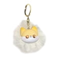 thumbnail image 1 of Llavero con colgante de gato de peluche, adorable accesorio para billetera, decoración novedosa, premios Beige, 1 of 9