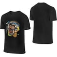 thumbnail image 2 of Jean Michel Basquiat Men's T Shirt Cotton Tee Basic Short Sleeve Crewneck Shirt Tops Black, 2 of 5
