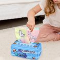 thumbnail image 1 of Caja de pañuelos de juguete sensorial, actividades de tejido para tirar, pañuelos de seda educativos tempranos para regalo, bebés en edad preescolar, Mar CUTICAT juego sensorial, 1 of 8