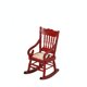 thumbnail image 1 of predolo Mecedora en Miniatura Diseño Realista Silla Mecedora Miniatura Balanceo Ligero Mueble de Madera a Escala para Aficionados Al Bricolaje, 1 of 9