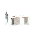 thumbnail image 5 of Homestyles Americana Wood Kitchen Island in Off White, 5 of 10